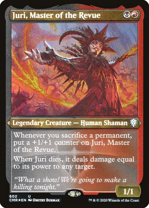 Juri, Master of the Revue - Commander Legends - Etched Foil