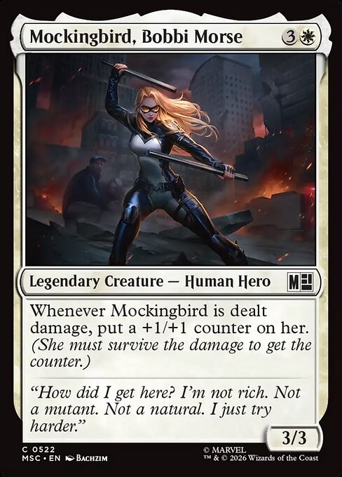 Mockingbird, Bobbi Morse - Marvel Super Heroes Commander