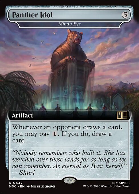 Panther Idol (Mind's Eye) - Marvel Super Heroes Commander - Extended Art
