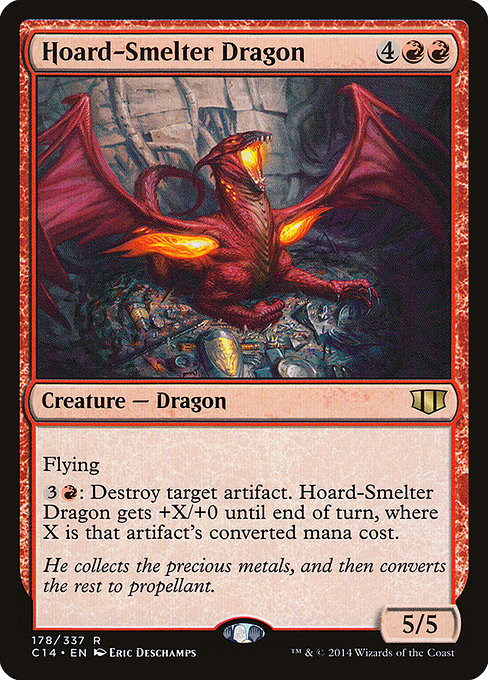 Hoard-Smelter Dragon - Commander 2014