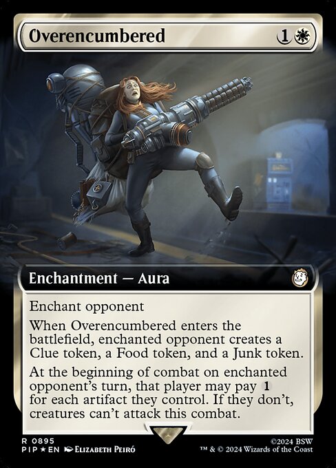 Overencumbered - Fallout - Surge Foil, Extended Art