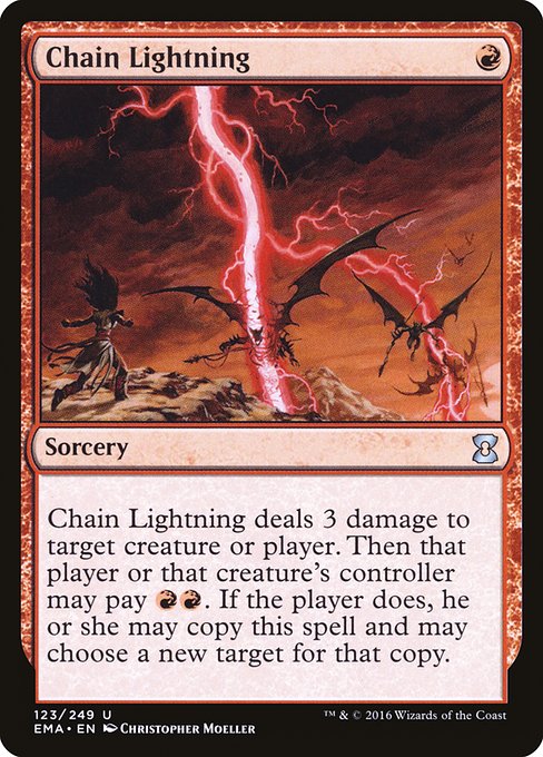 Chain Lightning - Eternal Masters