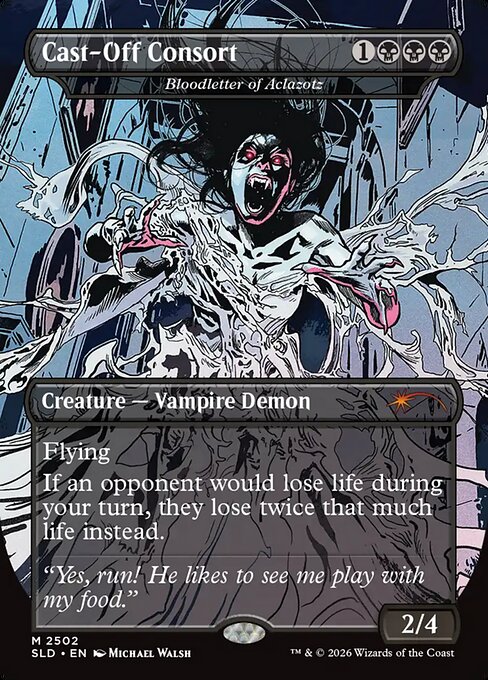 Cast-Off Consort (Bloodletter of Aclazotz) - Secret Lair Drop - Borderless