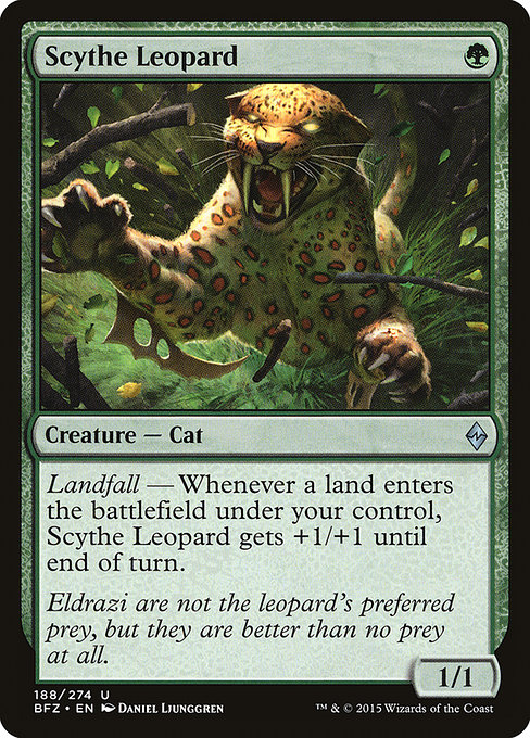 Scythe Leopard - Battle for Zendikar