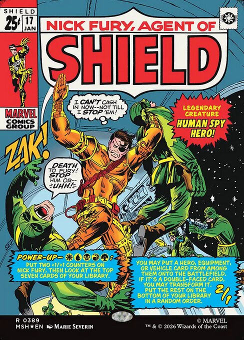 Nick Fury, Agent of S.H.I.E.L.D. - Marvel Super Heroes - Borderless