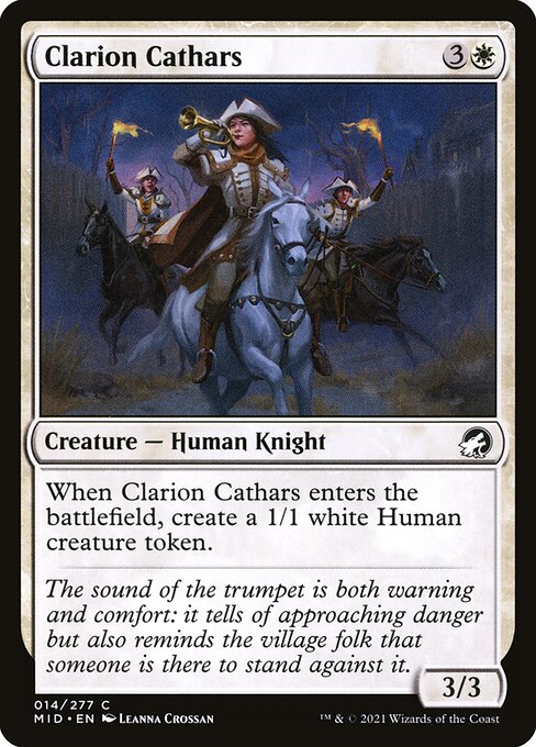 Clarion Cathars - Innistrad: Midnight Hunt