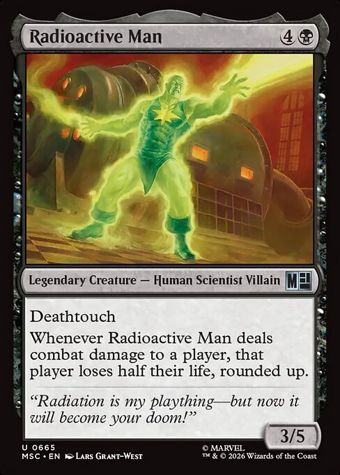 Radioactive Man - Marvel Super Heroes Commander