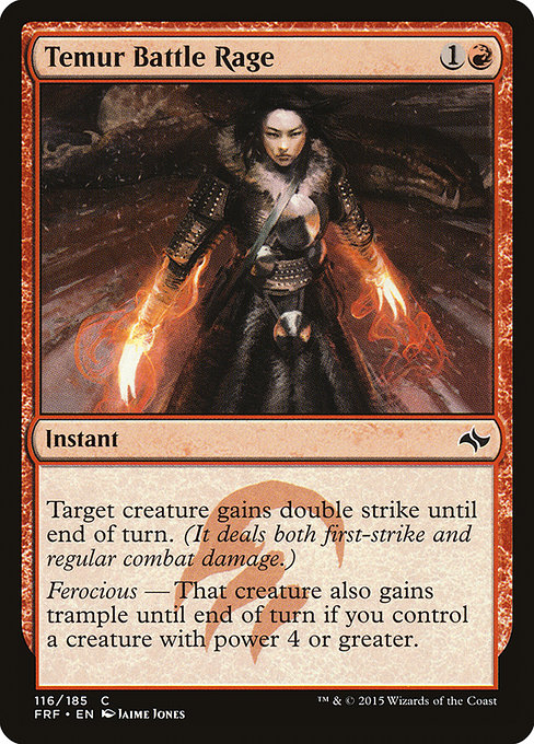 Temur Battle Rage - Fate Reforged