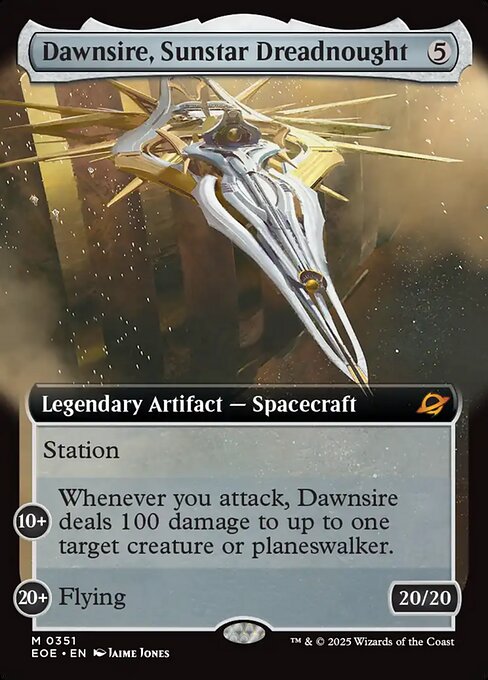 Dawnsire, Sunstar Dreadnought - Edge of Eternities - Extended Art