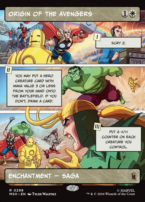 Origin of the Avengers - Marvel Super Heroes - Showcase