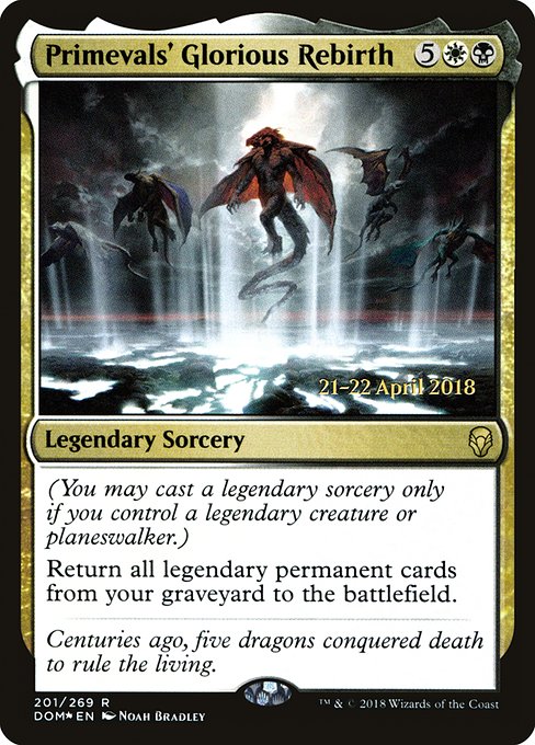 Primevals' Glorious Rebirth - Dominaria Promos - Promo Foil