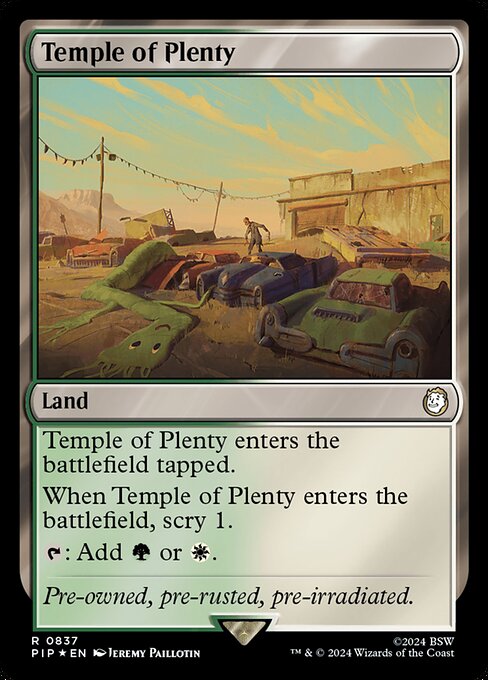 Temple of Plenty - Fallout - Surge Foil