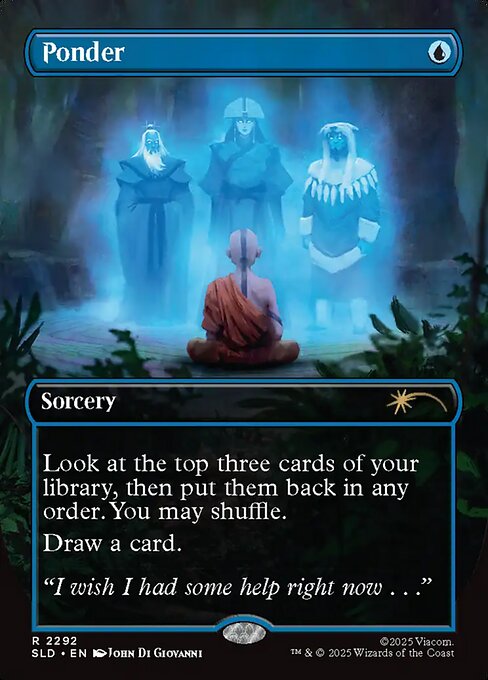 Ponder - Secret Lair Drop - Borderless