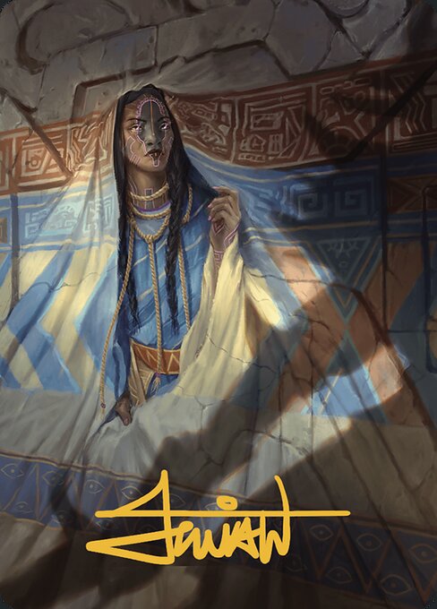 Whispersilk Cloak - The Lost Caverns of Ixalan Art Series - Borderless