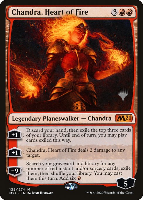 Chandra, Heart of Fire - Core Set 2021 Promos