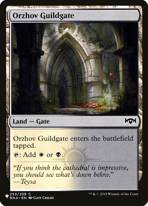 Orzhov Guildgate - The List