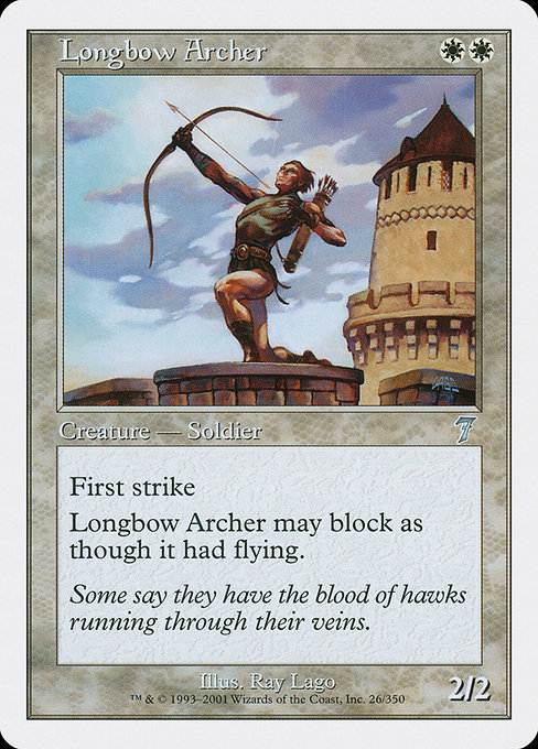 Longbow Archer - Seventh Edition