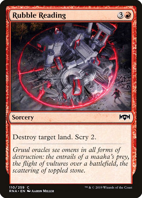 Rubble Reading - Ravnica Allegiance