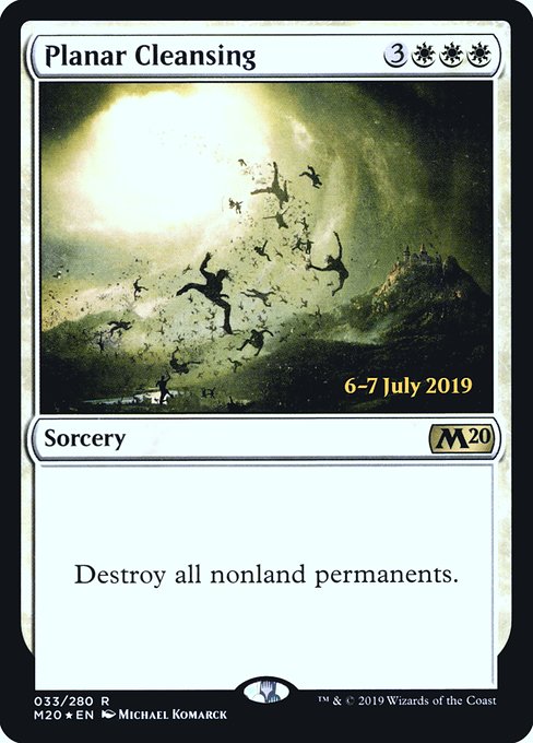 Planar Cleansing - Core Set 2020 Promos - Promo Foil