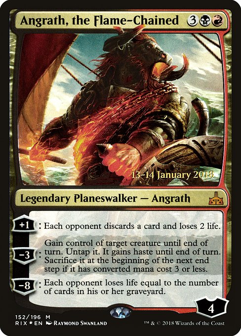 Angrath, the Flame-Chained - Rivals of Ixalan Promos - Promo Foil