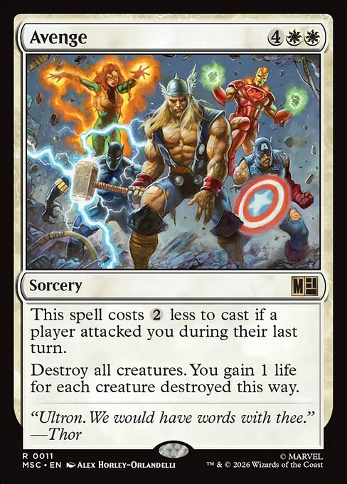Avenge - Marvel Super Heroes Commander