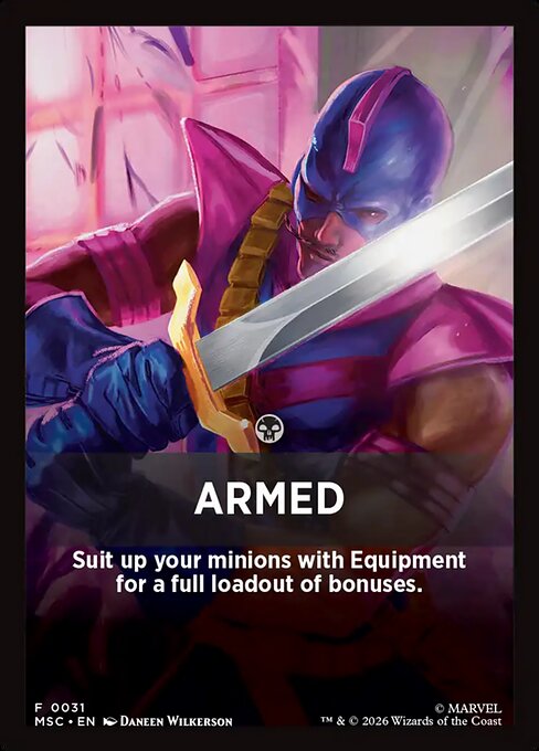 Armed - Marvel Super Heroes Jumpstart Front Cards