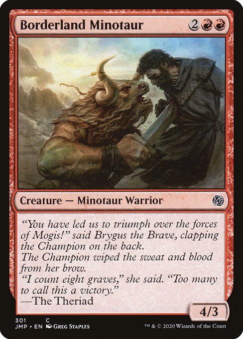 Borderland Minotaur - Jumpstart
