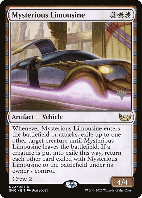 Mysterious Limousine - Streets of New Capenna Promos