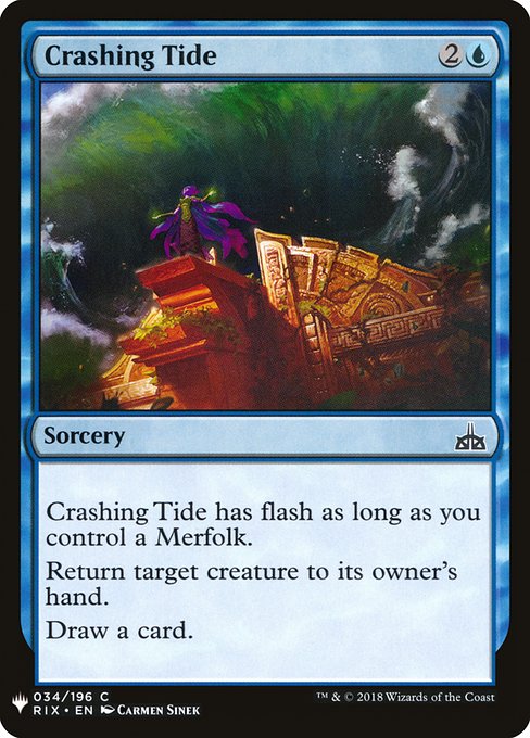 Crashing Tide - The List