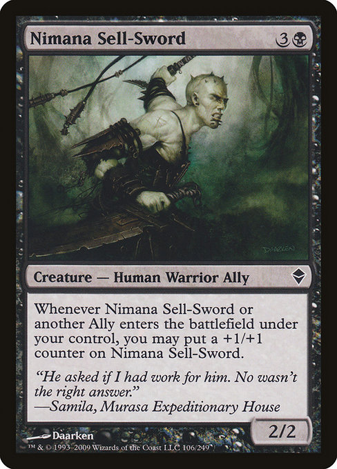 Nimana Sell-Sword - Zendikar