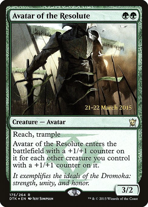 Avatar of the Resolute - Dragons of Tarkir Promos - Promo Foil