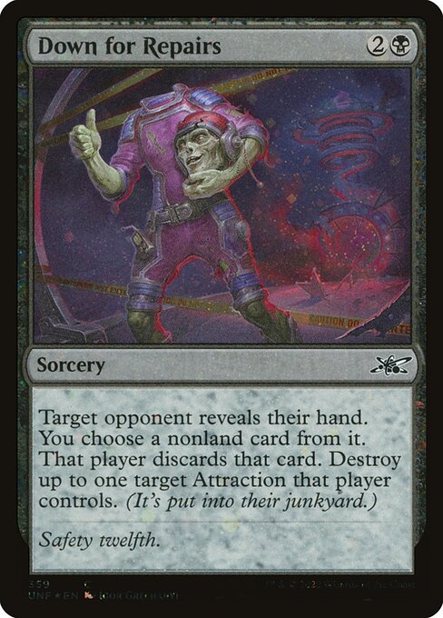 Down for Repairs - Unfinity - Galaxy Foil