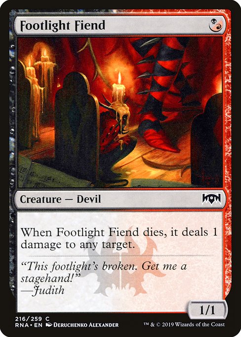 Footlight Fiend - Ravnica Allegiance