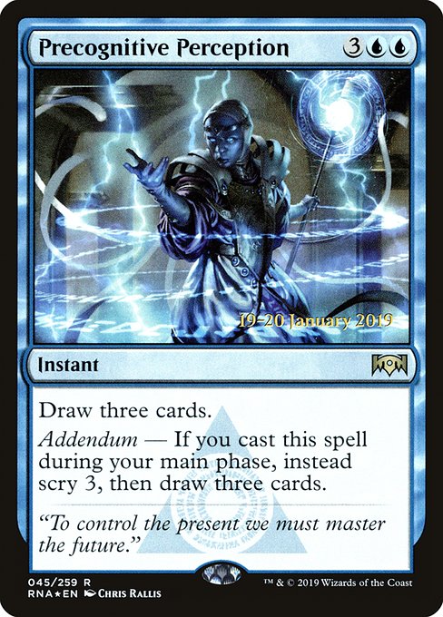 Precognitive Perception - Ravnica Allegiance Promos
