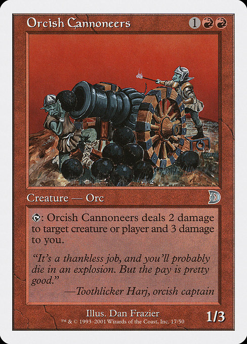 Orcish Cannoneers - Deckmasters