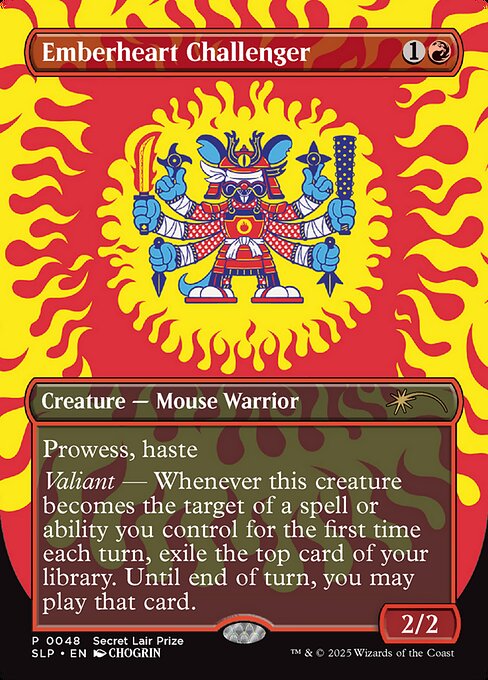 Emberheart Challenger - Secret Lair Promo - Borderless