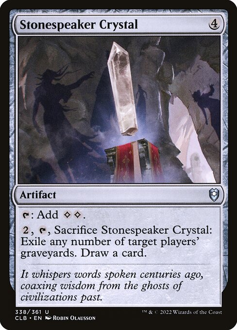 Stonespeaker Crystal - Commander Legends: Battle for Baldur's Gate