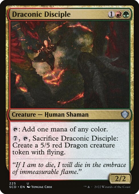 Draconic Disciple - Starter Commander Decks