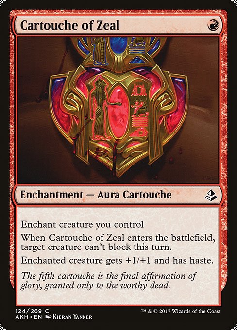 Cartouche of Zeal - Amonkhet