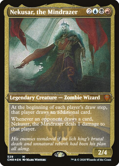 Nekusar, the Mindrazer - Commander Legends - Etched Foil