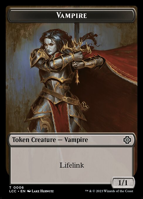 Vampire - The Lost Caverns of Ixalan Commander Tokens