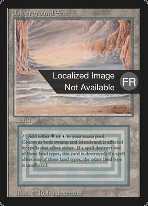 Mer souterraine (Underground Sea) - Foreign Black Border