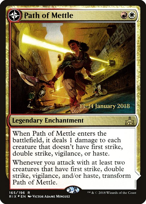 Path of Mettle // Metzali, Tower of Triumph - Rivals of Ixalan Promos