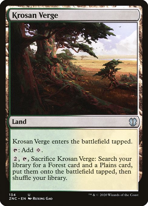 Krosan Verge - Zendikar Rising Commander