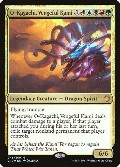 O-Kagachi, Vengeful Kami - Commander 2017 - Promo Foil