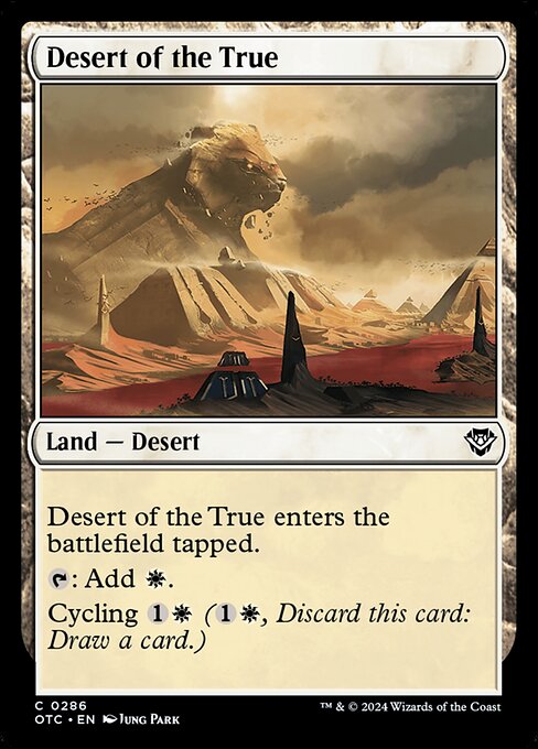 Desert of the True - Outlaws of Thunder Junction Commander