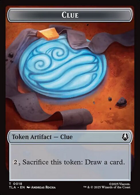 Clue - Avatar: The Last Airbender Tokens