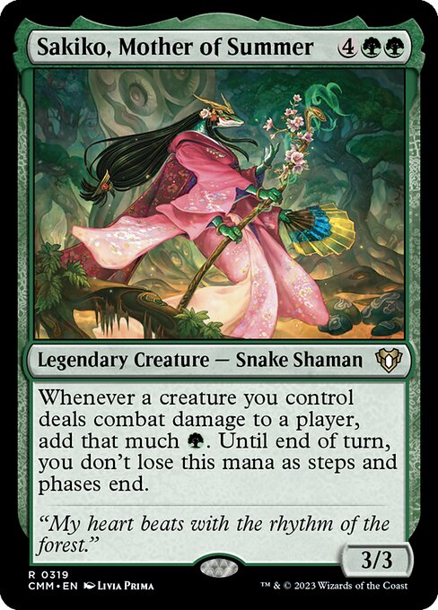 Sakiko, Mother of Summer - Commander Masters