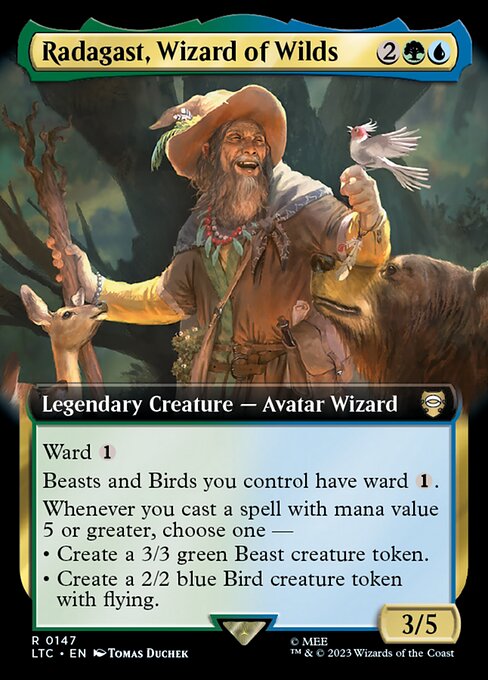 Radagast, Wizard of Wilds - Tales of Middle-earth Commander - Extended Art