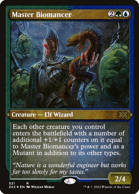 Master Biomancer - Double Masters 2022 - Etched Foil